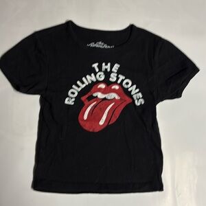 Cropped Rolling Stones t-shirt xs